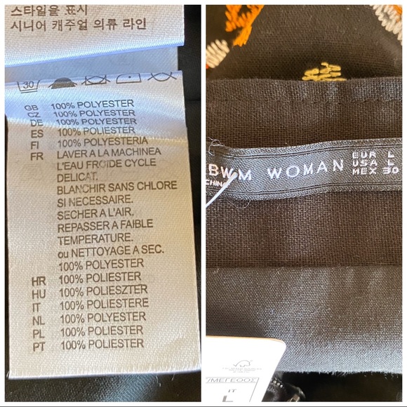 Boho Printed Mini Skirt With Colorful Embroidery - Picture 9 of 9